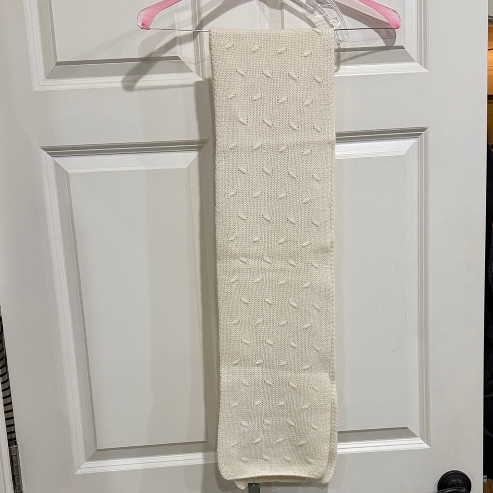 Geneva Cashmere Cream Knit Accessory
